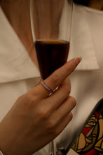 Load image into Gallery viewer, Inlaid Cubic Zirconia Open Ring