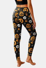 Load image into Gallery viewer, Halloween Print Elastic Waistband Leggings