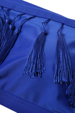 Load image into Gallery viewer, Tassel Tie Off-Shoulder Bikini Set