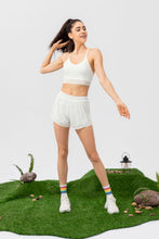 Load image into Gallery viewer, Faux Layered Elastic Waist Pocket Active Shorts