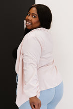 Load image into Gallery viewer, AMOLI Higher Path Full Size Run Ruched Blazer Jacket