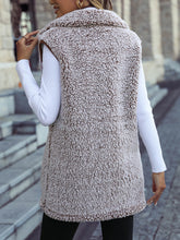 Load image into Gallery viewer, Collared Neck Teddy Vest