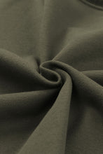 Load image into Gallery viewer, Raw Hem Dropped Shoulder Cropped Sweatshirt