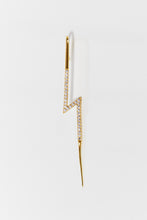 Load image into Gallery viewer, GNJ MANUFACTURING Rhinestone Lightning Cuff Earring
