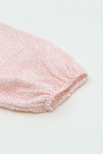 Load image into Gallery viewer, Printed Tie-Neck Ruffled Peplum Blouse