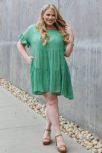 Load image into Gallery viewer, HEYSON Sweet As Can Be Full Size Textured Woven Babydoll Dress
