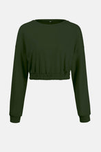 Load image into Gallery viewer, Elastic Hem Crop Top and Pants Set