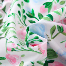 Load image into Gallery viewer, Girls Floral Bow Detail Frill Trim Dress