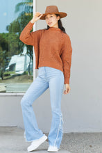 Load image into Gallery viewer, HYFVE That Look Pointelle Knit Sweater