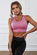 Load image into Gallery viewer, Cutout Racerback Sports Bra