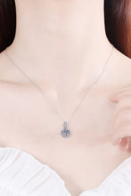 Load image into Gallery viewer, Build You Up Moissanite Round Pendant Chain Necklace