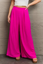 Load image into Gallery viewer, GeeGee Adorable Treasures High Waisted Wide Leg Trouser Pants