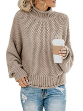 Load image into Gallery viewer, Dropped Shoulder Rolled Hem Sweater