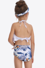 Load image into Gallery viewer, Printed Layered Halter Neck Two-Piece Swim Set