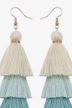 Load image into Gallery viewer, Layered Tassel Earrings