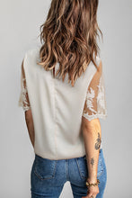 Load image into Gallery viewer, Embroidery Round Neck Short Sleeve MAMA Graphic Blouse