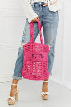 Load image into Gallery viewer, Fame Tropic Babe Staw Tote Bag