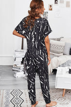 Load image into Gallery viewer, Tie-Dye V-Neck Tee and Joggers Lounge Set