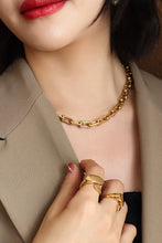 Load image into Gallery viewer, 18K Stainless Steel U-Shape Chain Necklace