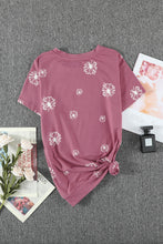 Load image into Gallery viewer, Girls Dandelion Print Round Neck Tee