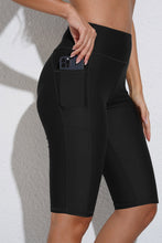 Load image into Gallery viewer, Full Size Swim Biker Shorts with Pockets