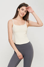 Load image into Gallery viewer, Curved Hem Sports Cami