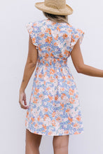 Load image into Gallery viewer, Floral Smocked Waist Spliced Lace Dress
