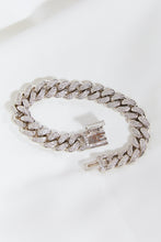 Load image into Gallery viewer, GNJ MANUFACTURING Curb Chain Bracelet in Silver