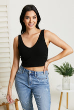Load image into Gallery viewer, White Birch Sense of It All Full Size Cropped V-Neck Tank Top