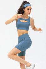 Load image into Gallery viewer, Cutout Detail Sports Bra