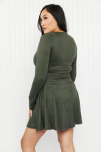 Load image into Gallery viewer, White Birch Wandering the Woods Full Size Mini Dress with Built-In Shorts