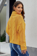 Load image into Gallery viewer, Solid Long Sleeve Turtle Neck Sweater