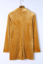 Load image into Gallery viewer, One-Button Shawl Collar Blazer