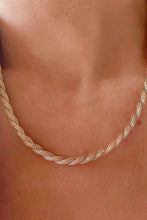 Load image into Gallery viewer, Twisted Stainless Steel Necklace