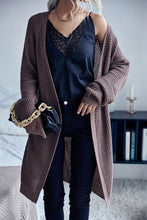 Load image into Gallery viewer, Waffle Knit Slouchy Longline Cardigan