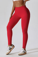 Load image into Gallery viewer, Wide Waistband Slim Fit Long Sports Leggings