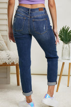 Load image into Gallery viewer, Judy Blue Fay Full Size Cuffed Distressed Slim Jeans