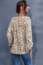 Load image into Gallery viewer, Floral Balloon Sleeve Blouse