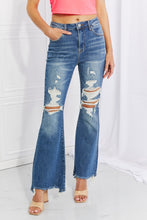 Load image into Gallery viewer, RISEN The Hazel Distressed Flare Jean