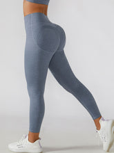 Load image into Gallery viewer, Elastic Waistband Cropped Sports Leggings