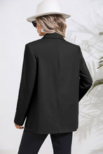 Load image into Gallery viewer, Lapel Collar Long Sleeve Blazer