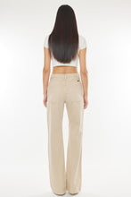 Load image into Gallery viewer, Kancan High-Rise Distressed Flare Jeans in Taupe DIBS KAN