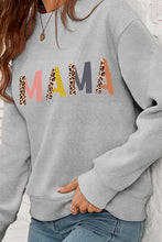 Load image into Gallery viewer, MAMA Leopard Graphic Sweatshirt