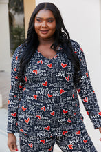 Load image into Gallery viewer, Heimish Full Size LOVE Heart Lounge Top