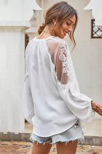 Load image into Gallery viewer, Mesh Lace Long Sleeve Top