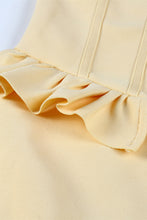 Load image into Gallery viewer, Ruffled Puff Sleeve Bandage Dress