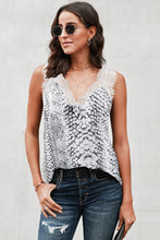 Load image into Gallery viewer, Contrast Lace Tank