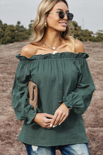 Load image into Gallery viewer, Off-The-Shoulder Ruffle Top