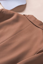 Load image into Gallery viewer, Double-Breasted Lapel Collar Long Sleeve Blazer