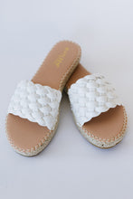 Load image into Gallery viewer, KAYLEEN Dear Lover Woven Espadrille Slides